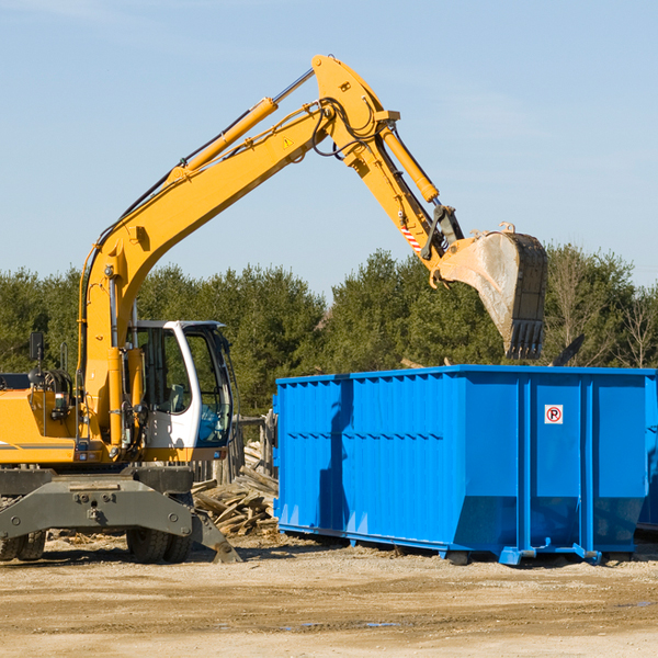 what are the rental fees for a residential dumpster in East Goshen PA